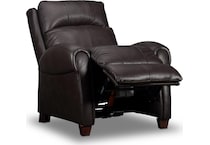 warrick brown power leather wall recliner   