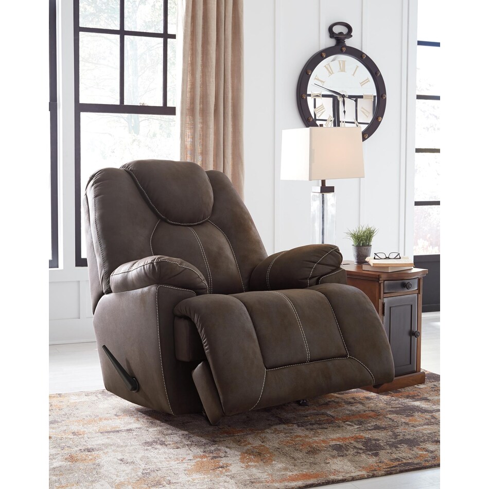 warrior fortress coffee rocker recliner   