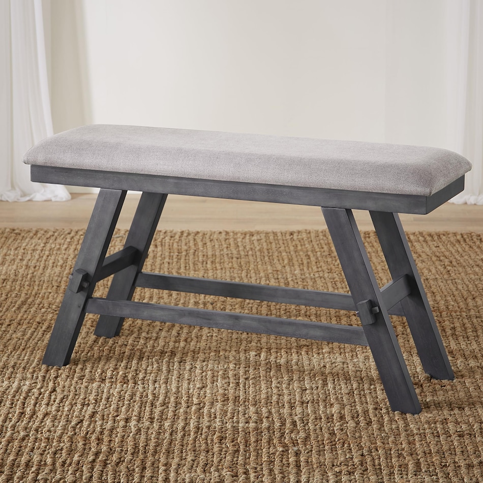 wasson brown grey bench   