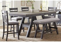 wasson slate w  weathered gray side chair   