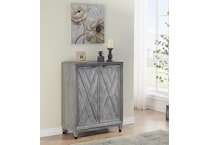 waverly antique blue accent cabinet   