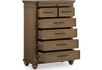 waynely medium brown chest   