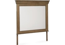 waynely medium brown mirror   