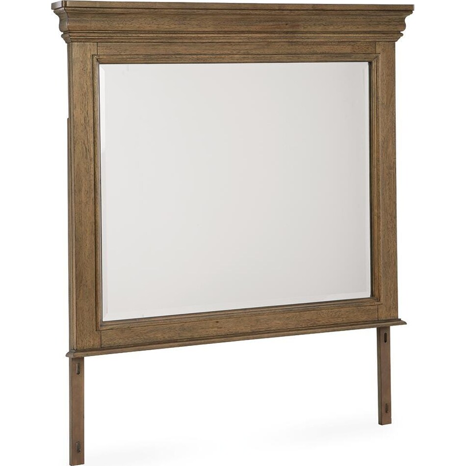 waynely medium brown mirror   