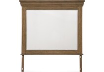 waynely medium brown mirror   