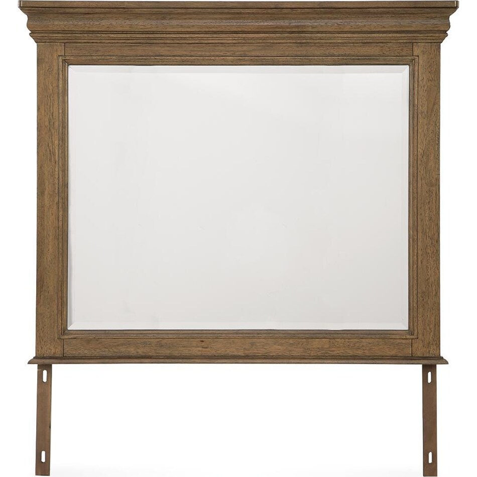 waynely medium brown mirror   