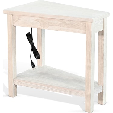 WEDGE POWER CHAIRSIDE TABLE