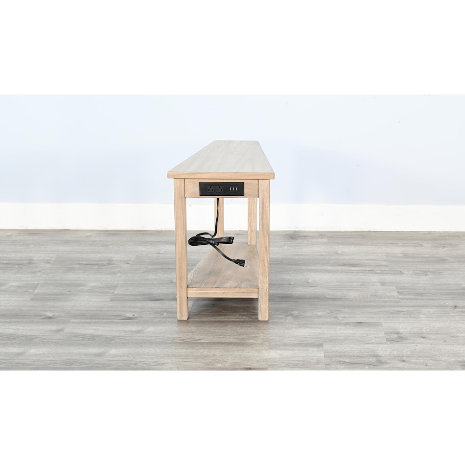 wedge tbl w  power chairside table   