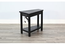 wedge tbl w  power chairside table   