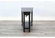 wedge tbl w  power chairside table   