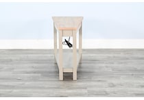 wedge tbl w  power tan chairside table   