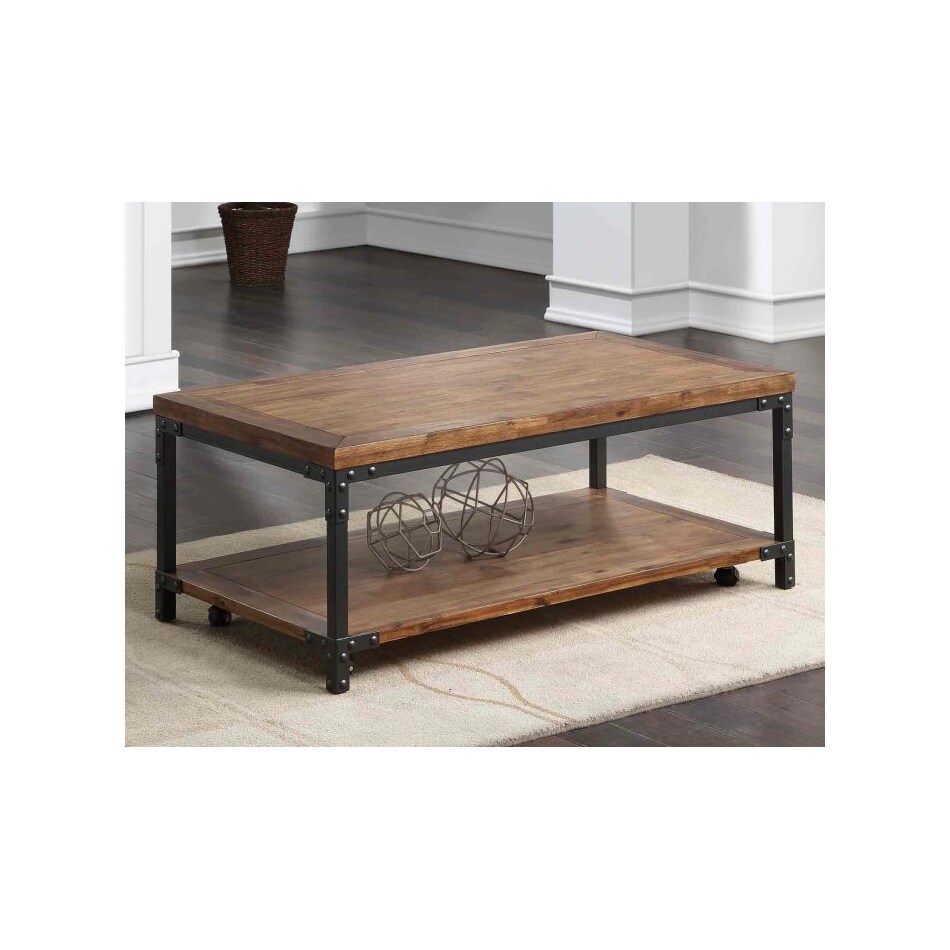 wells honey black cocktail table   