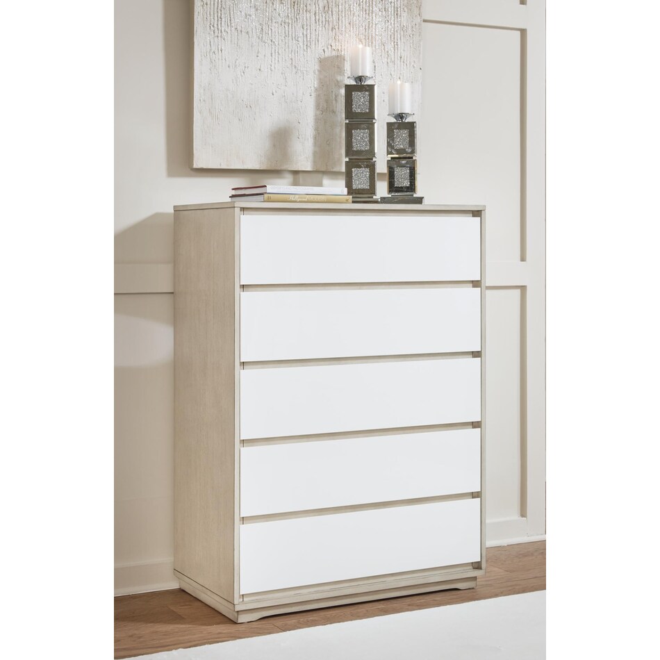 wendora bisque white chest   
