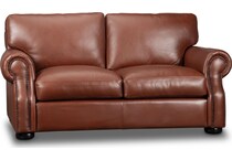 wentworth amadeus canyon leather loveseat   