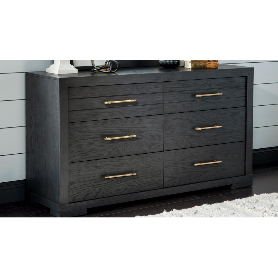 wesley  charred oak dresser   
