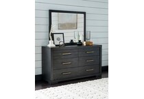 wesley  charred oak dresser   