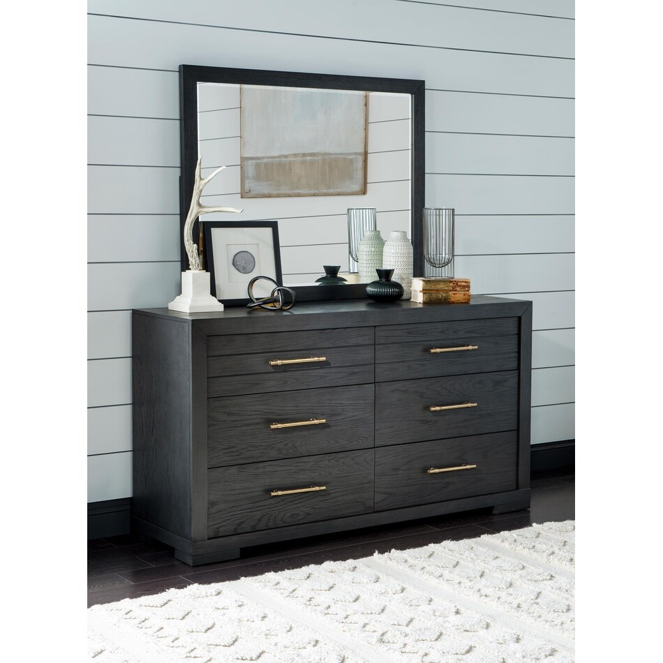 wesley  charred oak dresser   