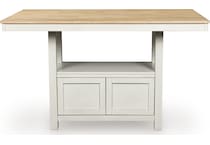 westlinport antique white counter table  counter table top   