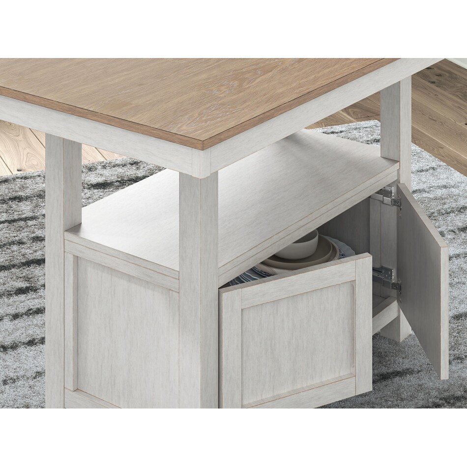 westlinport antique white counter table  counter table top   