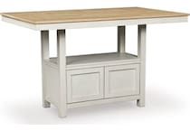 westlinport antique white counter table  counter table top   