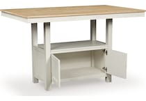 westlinport antique white counter table  counter table top   