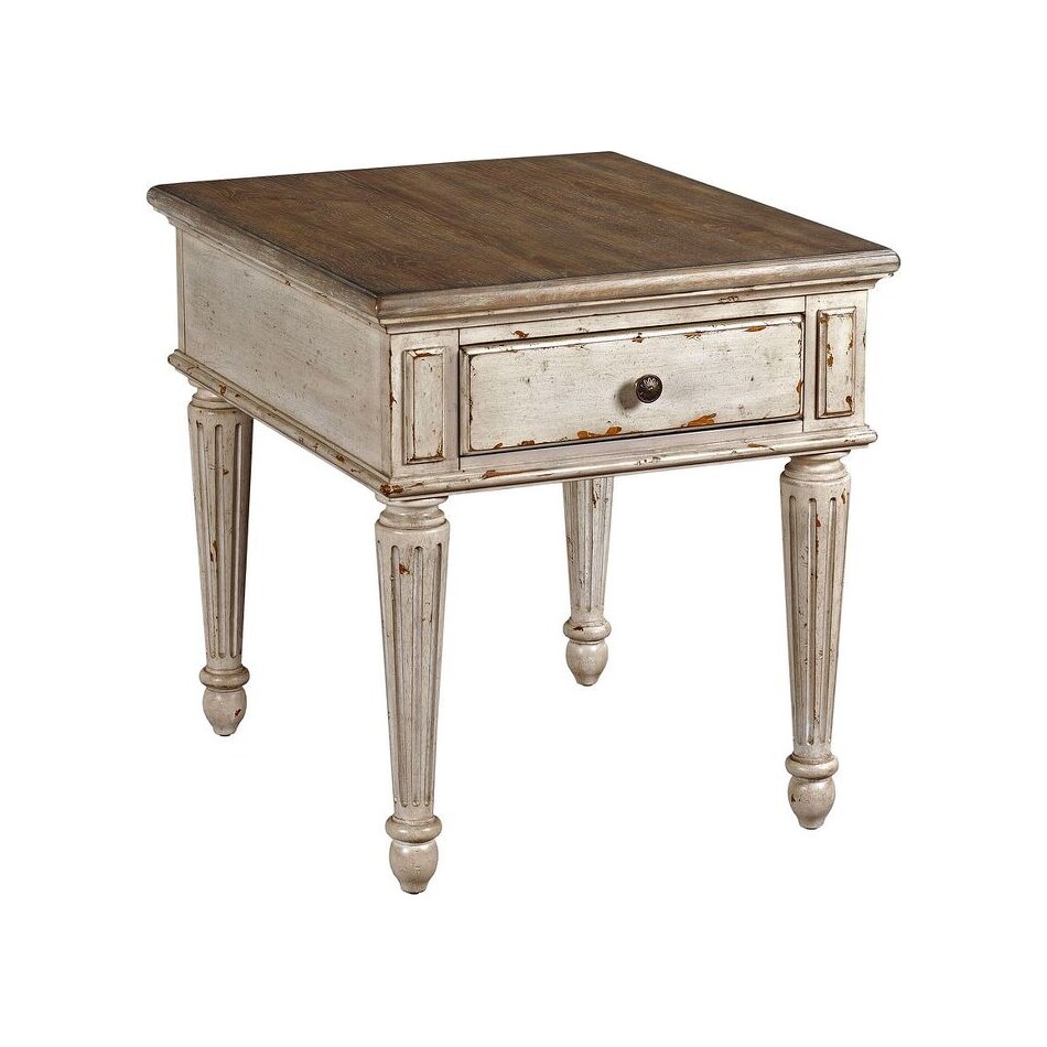 westview white wash brown cocktail table   