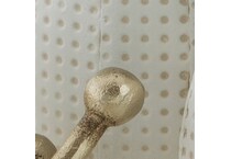 white and gold swatch  