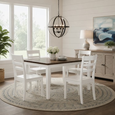 LANDEL 5 PIECE DINING SET