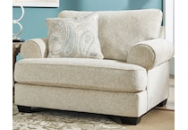 white ottoman   