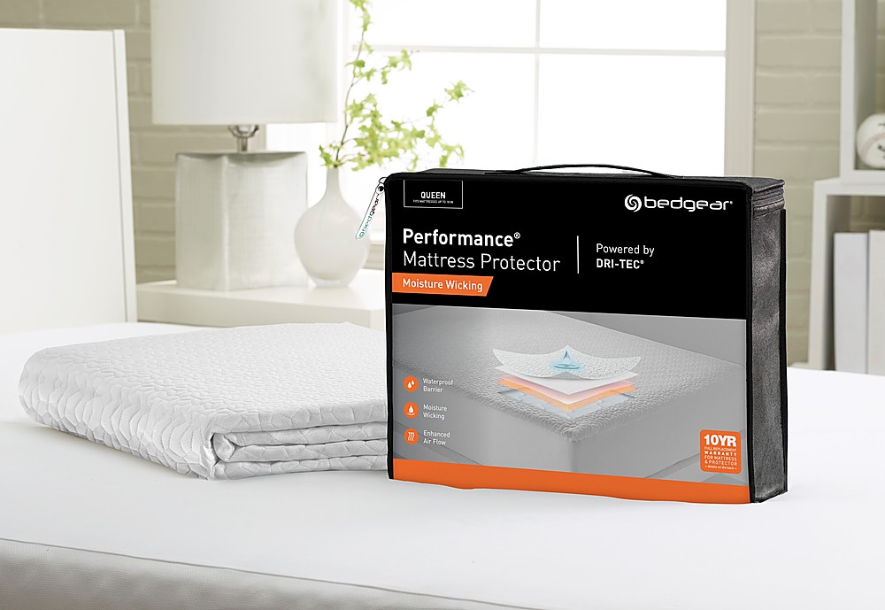 BedGear authentic 5.0 Dri-Tec Performance Mattress Protector (Queen) NEW