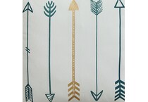 white teal gold swatch  