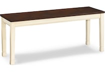 whitesburg cottage white bench   