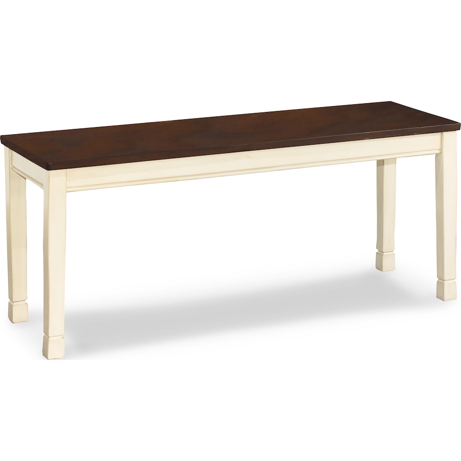 whitesburg cottage white bench   