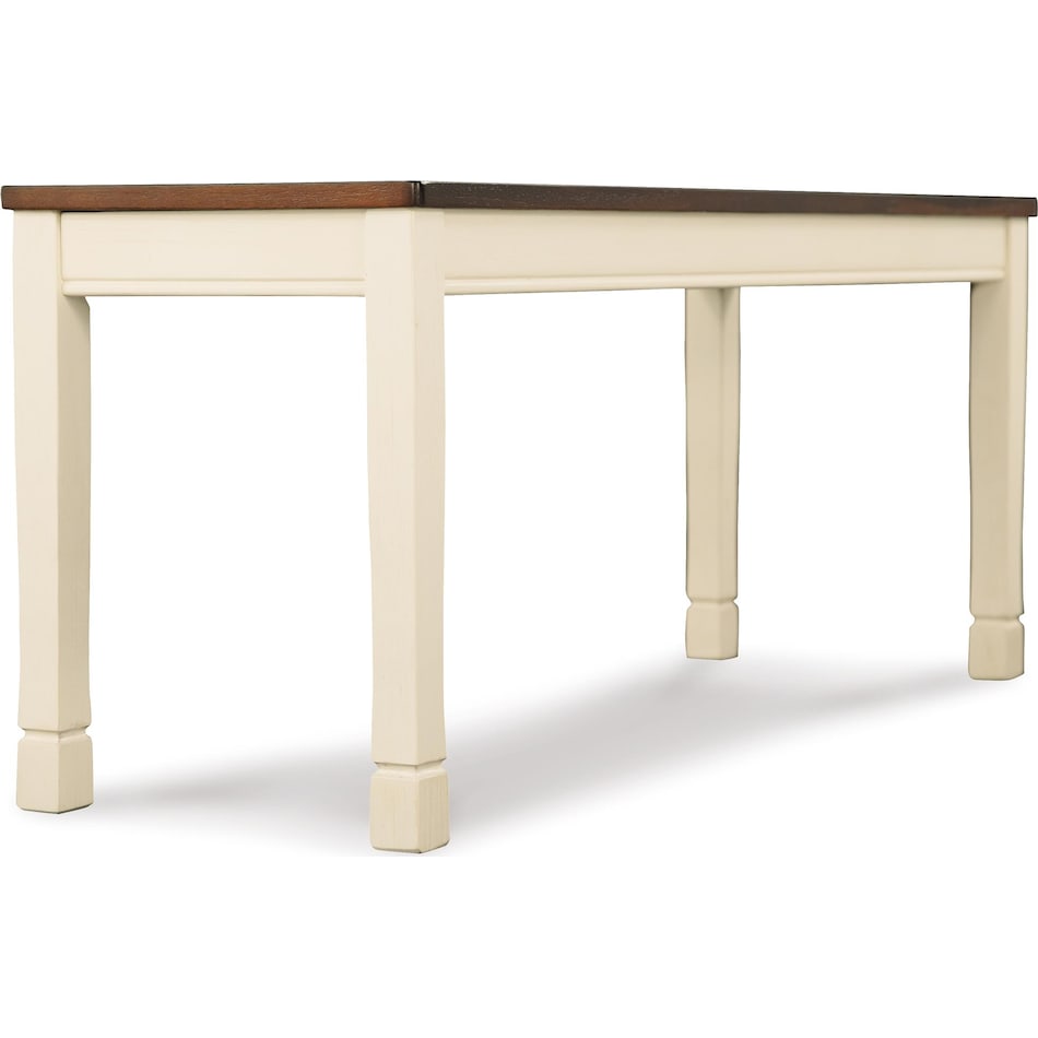 whitesburg cottage white bench   