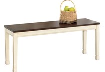 whitesburg cottage white bench   