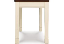 whitesburg cottage white bench   