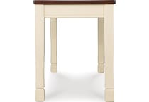 whitesburg cottage white bench   
