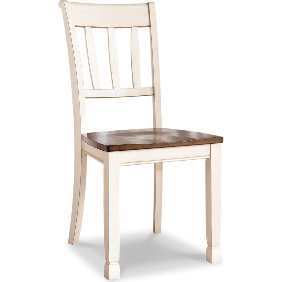 whitesburg cottage white side chair   