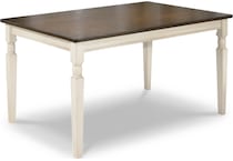 whitesburg cottage white table table top   
