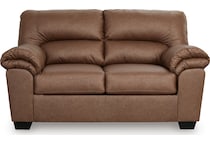 whitlock caramel loveseat   