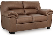 whitlock caramel loveseat   