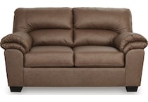 whitlock caramel loveseat   
