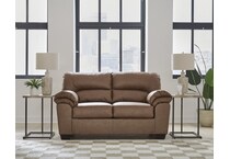whitlock caramel loveseat   