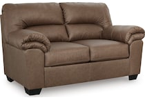 whitlock caramel loveseat   
