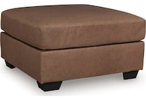 whitlock caramel ottoman   
