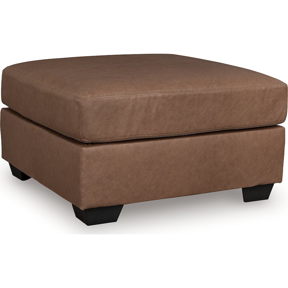 whitlock caramel ottoman   