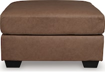 whitlock caramel ottoman   