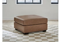 whitlock caramel ottoman   