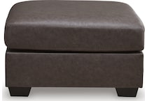whitlock caramel ottoman   
