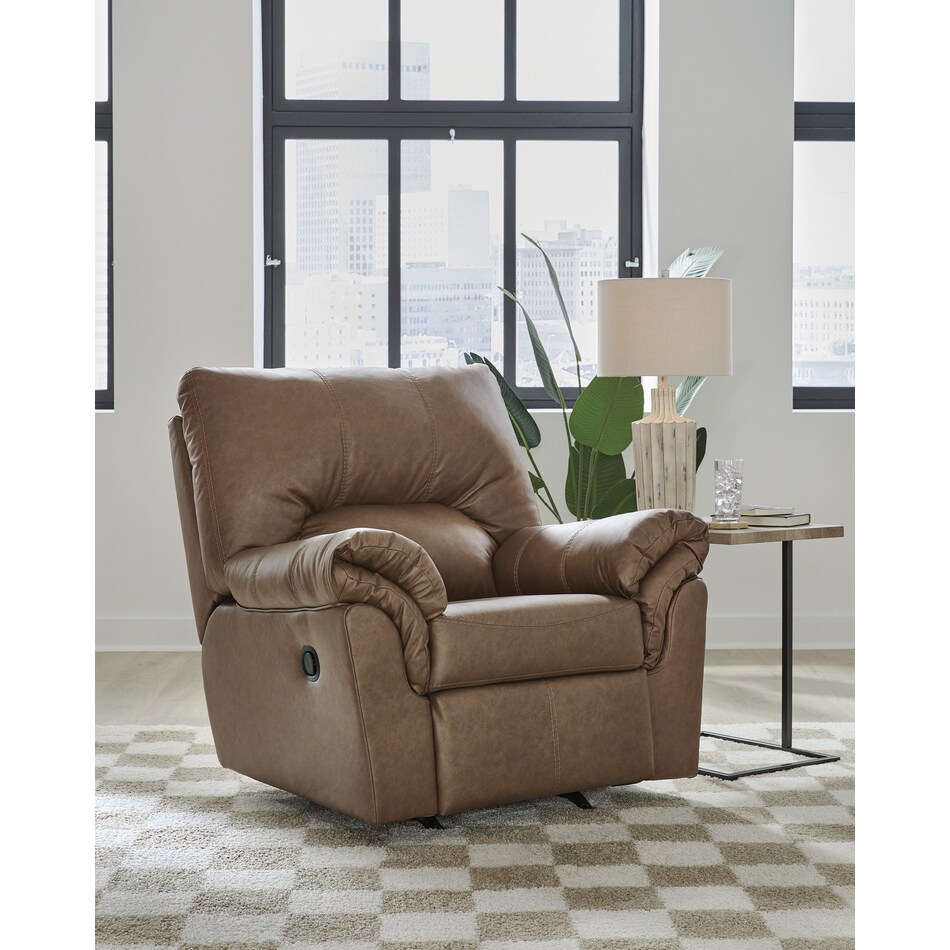 whitlock caramel recliner   